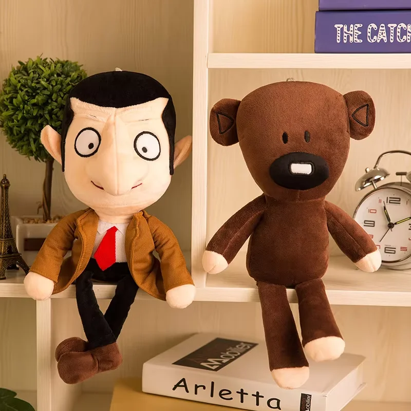 Lustige Mr. Bean Teddybär Plüschtiere Komödie Cartoon Film Charaktere Niedliche Tiere Baby Plüschpuppen Minikissen Weiche Kindergeschenke