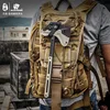 HX Outdoors DC53 Steel Multifunctional Hunting Camping Tactical Axe ,Artillery Fire Rescue Hammer Axes ,G10 Handle Dropshipping 6
