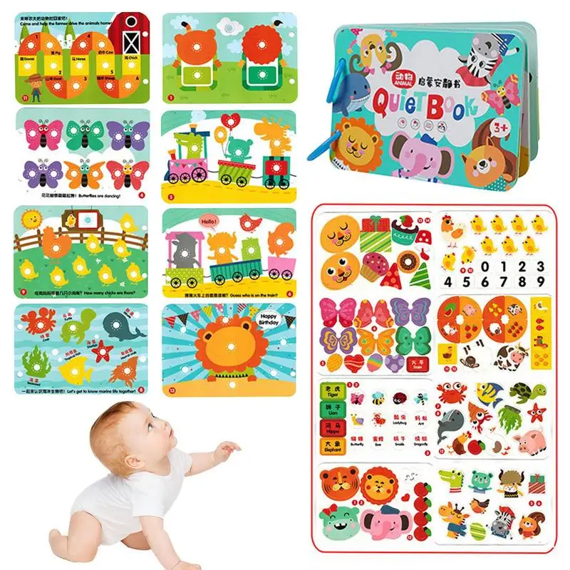 

Quiet Books For Toddlers Montessori Basic Skills Activity Toys Preschool Learning Soft Travel Toy Sensory Educational Busy Book