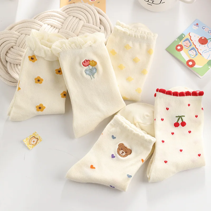 ★韓国人気★MISU A BARBE★FURRY ANKLE SOCKS Bunny Ankle Socks - Johns Crazy Socks