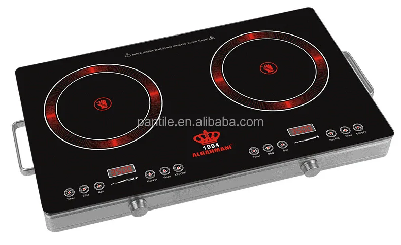 Kitchen Ceramic Stove 3500W Grill Electric 2 Burner Cooking Ceramic Stove Infrared Double Induction Cookers 4