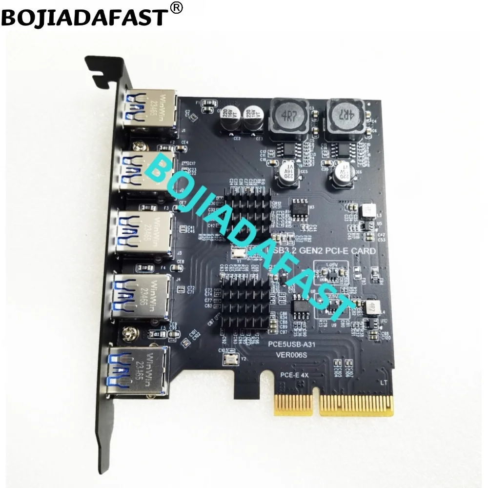 Cartão Riser de Expansão Conector tipo a Gen2 para Pci Express x4 10gbps Usb 3.2 Nova Chegada 2024 - Imagem 6