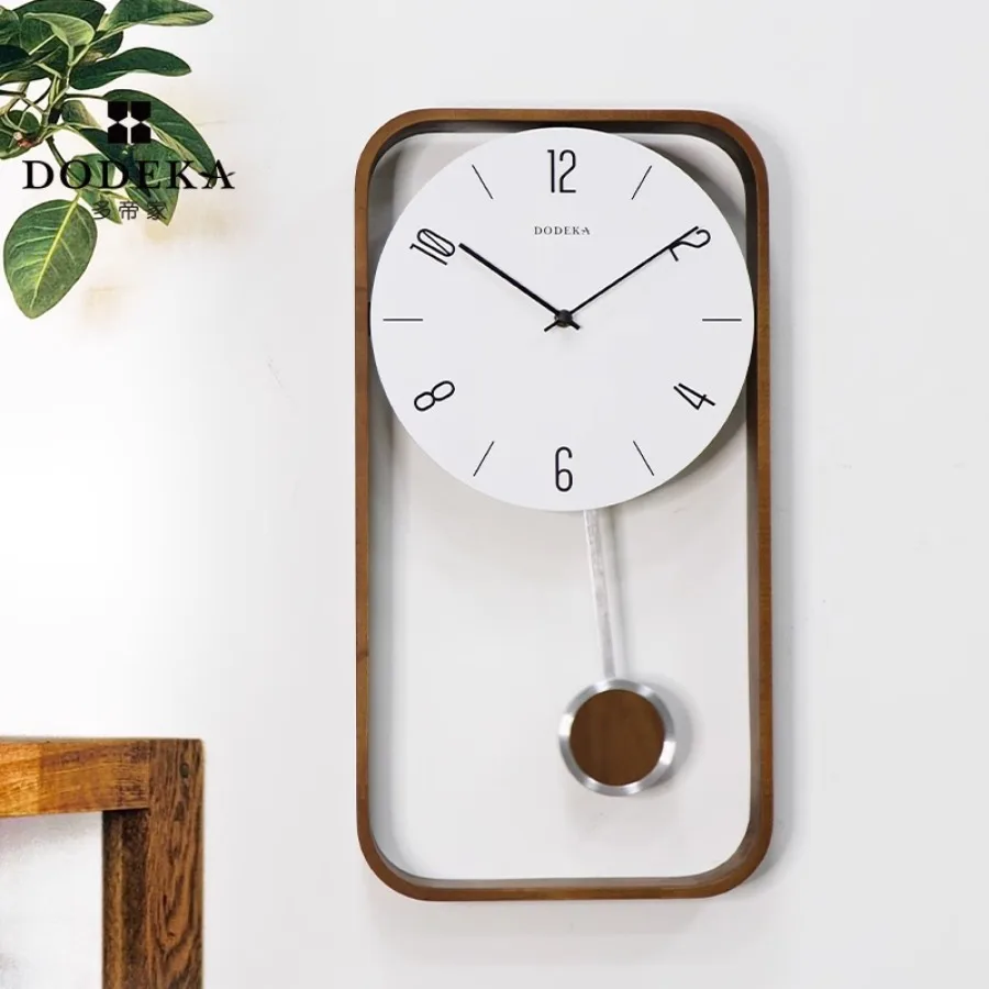 

Elegant Home Wall Clock Pieces Quartz Gift Wooden Living Room Wall Clock Decoration Art Round White Kitchen Wandklok Home Decor