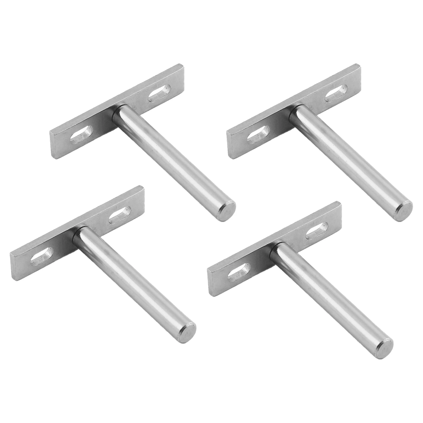 

4 шт., Т-образная матовая черная подставка для мебели