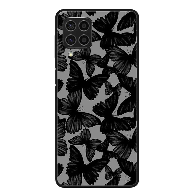 Black Shockproof Case Cover for Samsung Galaxy - Durable Protective Back Shell