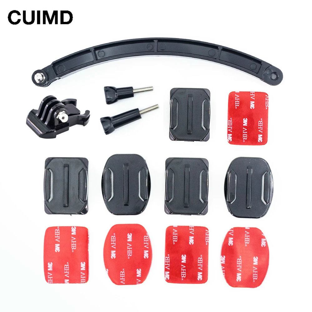 

Helmet Extension Arm Monopod Mount for GoPro Session GoPro Hero 9 8 7 6 5 4 3 Xiaomi Yi 4K Sjcam Sj4000 Sport Camera Accessories