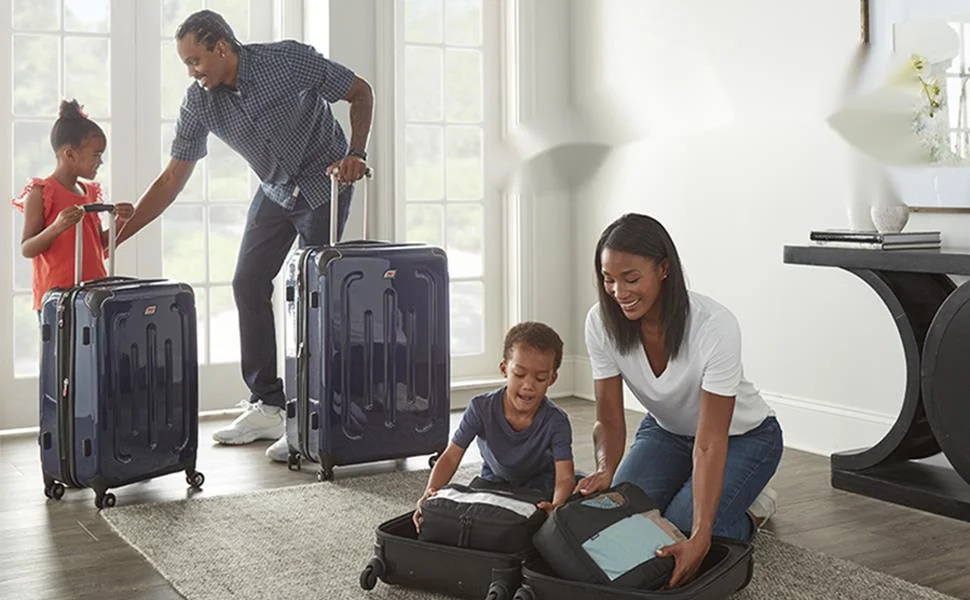 Ensemble de rangement de 8 pièces, essentiels de voyage, ensemble de rangement d'accessoires de voyage, 4 tailles (très grand, grand, moyen, petit)_voghion.com