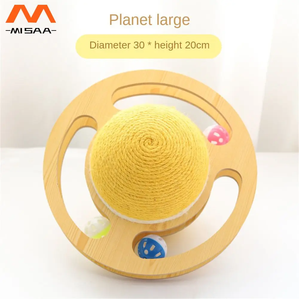 

Tumbler Toy Environmentally Friendly And Durable Sisal Suck Pussy Braid Plush Ball Indoor Activities Turntable Toys Cat Carousel