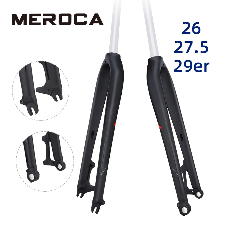 MEROCA Aluminum Alloy Mountain Bike Hard Fork 26 27.5 29er Universal ...