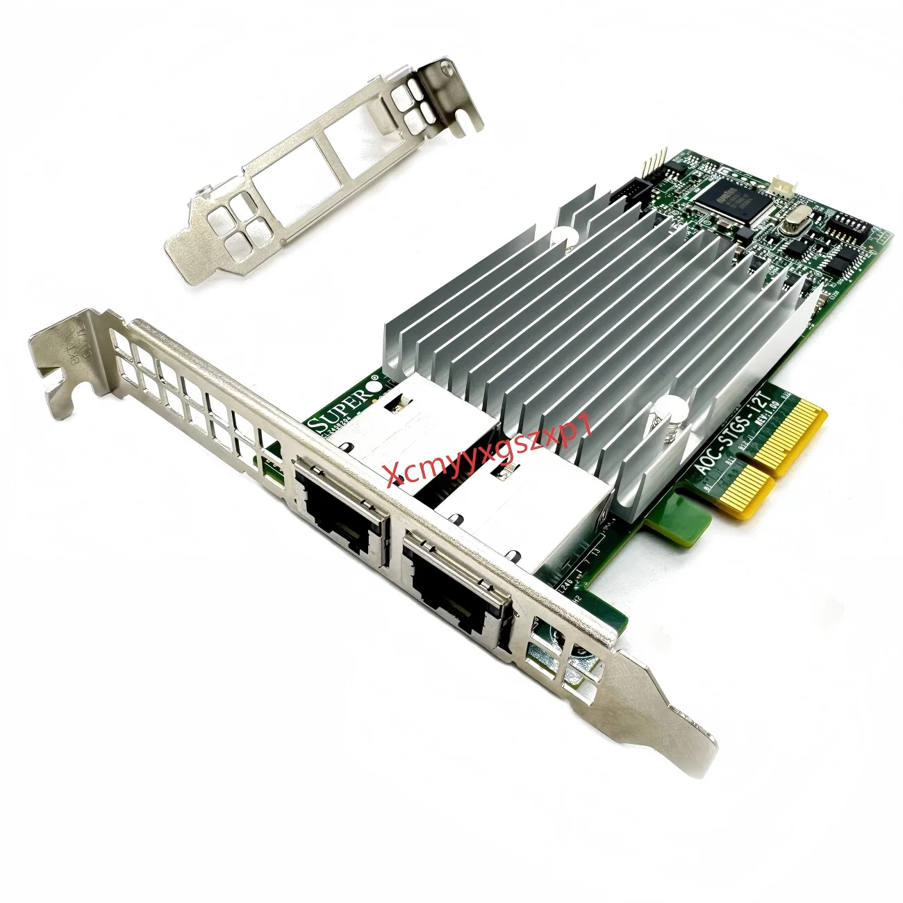1개 슈퍼마이크로 AOC-STGS-i2T 듀얼 포트 10Gbase-T PCI-E 3.0 인텔 X550-T2 네트워크 카드