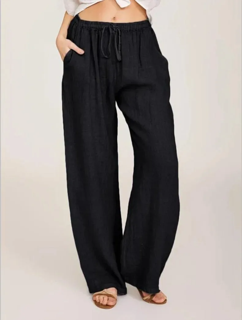 Womens Cotton Linen Pants - product image 2