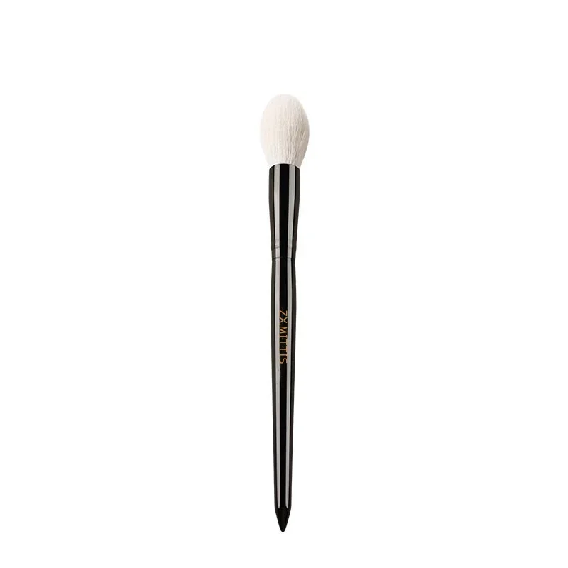 The Original Makeup Brushes Luxury Natural Long-Tip Goat Hair Black Handle Cosmetic Kit Tools for Powder Blush Highlight Shadow 5