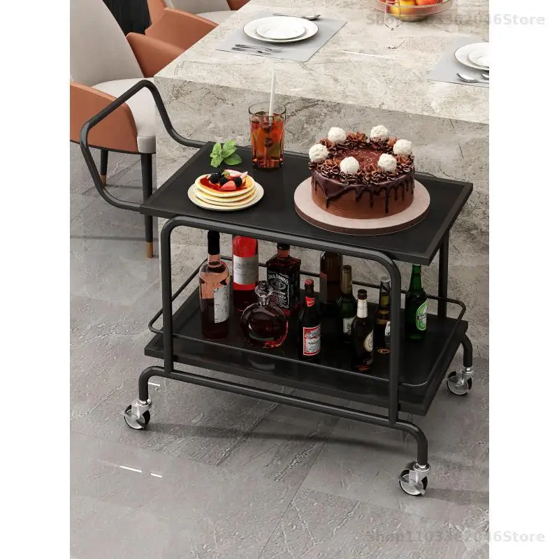 Hotel Restaurant Large Delivery Car Beverage Car Ktv Snack Multi-layer Trolley Cake Cart Snack Cart
