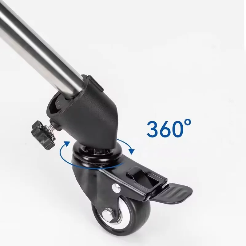3Pcs C-Stand Swivel Caster Wheel Set 25MM Diameter For Photography Century Foldable Light Stand Tripod Magic Leg light stand tripod