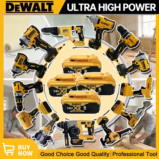 Outils électriques multifonctionnels DEWALT sans fil, sans balais : Meuleuse d'angle, Cisaille, Clé électrique, Polisseuse, Aspirateur, Scie sauteuse 1