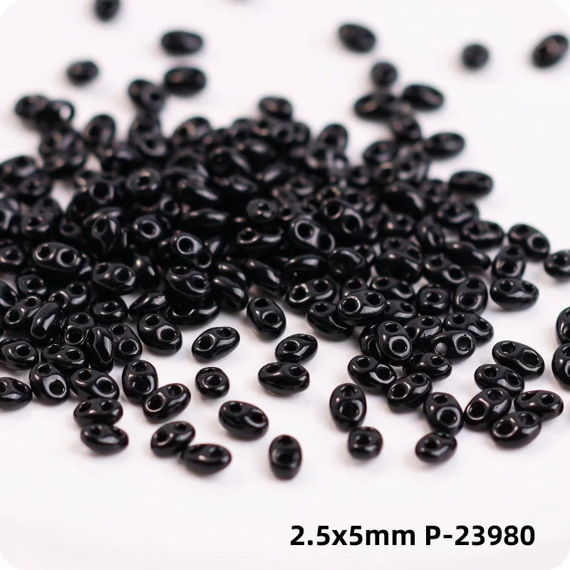 2.5X5mm 모조 체코 피그노즈 글라스 라이스 비즈 변색방지 DIY 핸드메이드 비딩 재료 특수형 비즈 액세서리