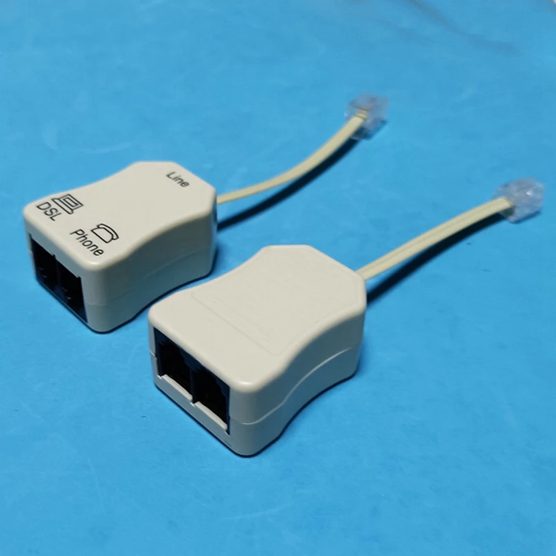 3Pcs DSL Filter Splitter For Phone Line Phone Jack Splitter In-Line DSL Filter Telephone Modem ADSL