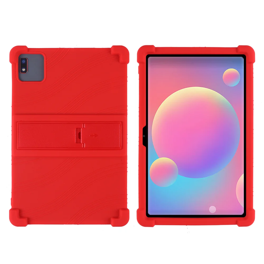 Enhanced Protective Tablet Case with Multi-Angle Adjustable Stand - Silicone Airbags and Shockproof Design