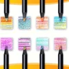 12pcs Gradient Color Wooden Colored Rainbow Pencils 3