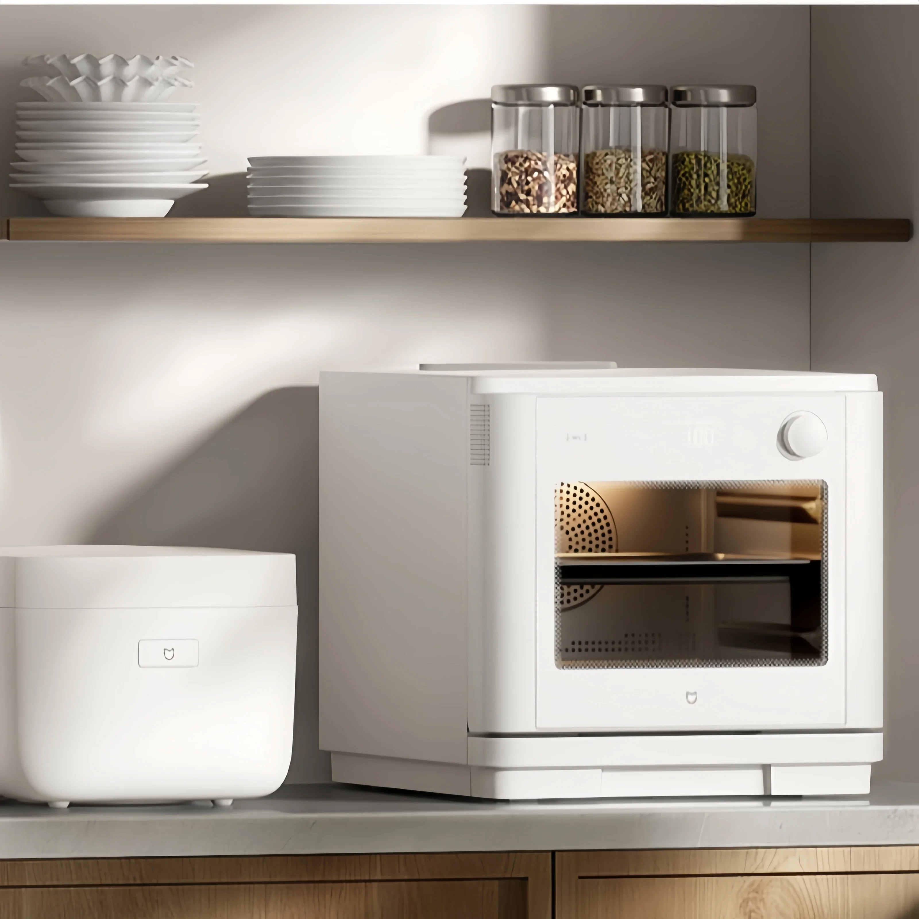 XIAOMI MIJIA Smart Steam Oven 20L Home Baking Multifunction Large Capacity Desktop Fryer Oven Steamer APP Wireless Control