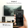 Arylic H50 Airplay2 Wireless 50Wx2 Stereo HiFi Stereo Amplifier ES9023P Sabre DAC QCC3040 Bluetooth 5.2 aptX HD Works with Alexa 4