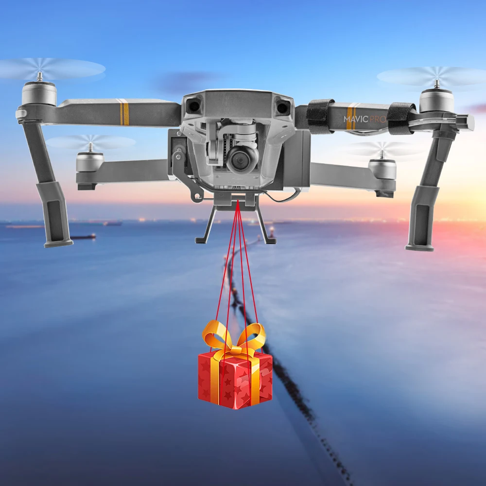 Drone Accessories Drone Airdrop Thrower AirDrop Dropping System for DJI Mavic Pro/Mavic 3/2 Pro Zoom Drone Remote Thrower Gift Deliver Fishing Bait Ring Sender Kits