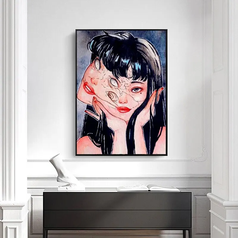 diamond painting kits Diamond Painting Anime Horror Girl Picture 5D DIY Full Diamond Mosaic Embroidery Cross Stitch Kits Christmas Home Decor