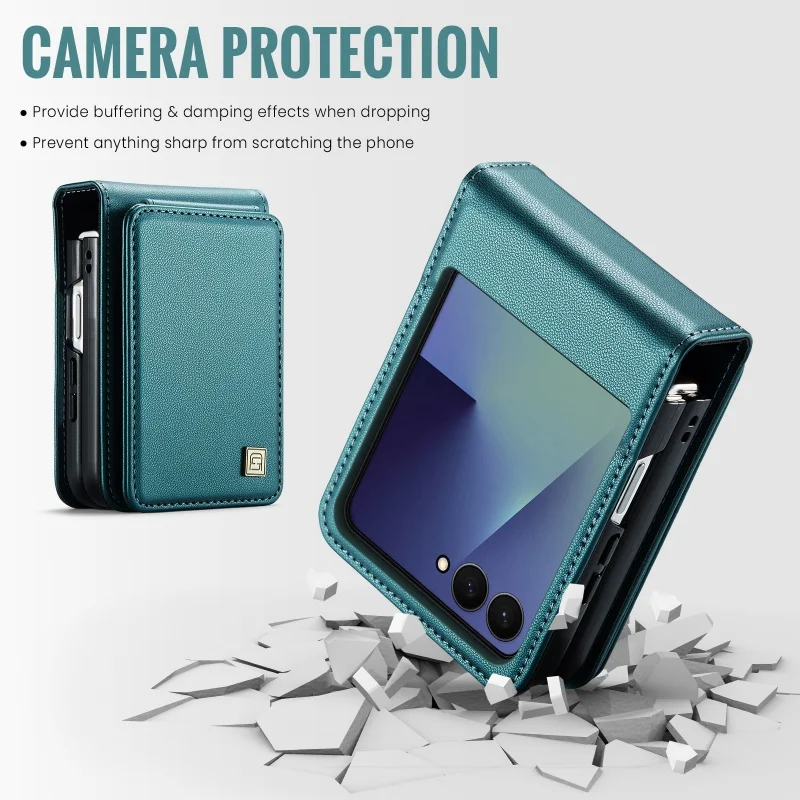 Kickstand Leather Wallet Phone Case with Card Holder
