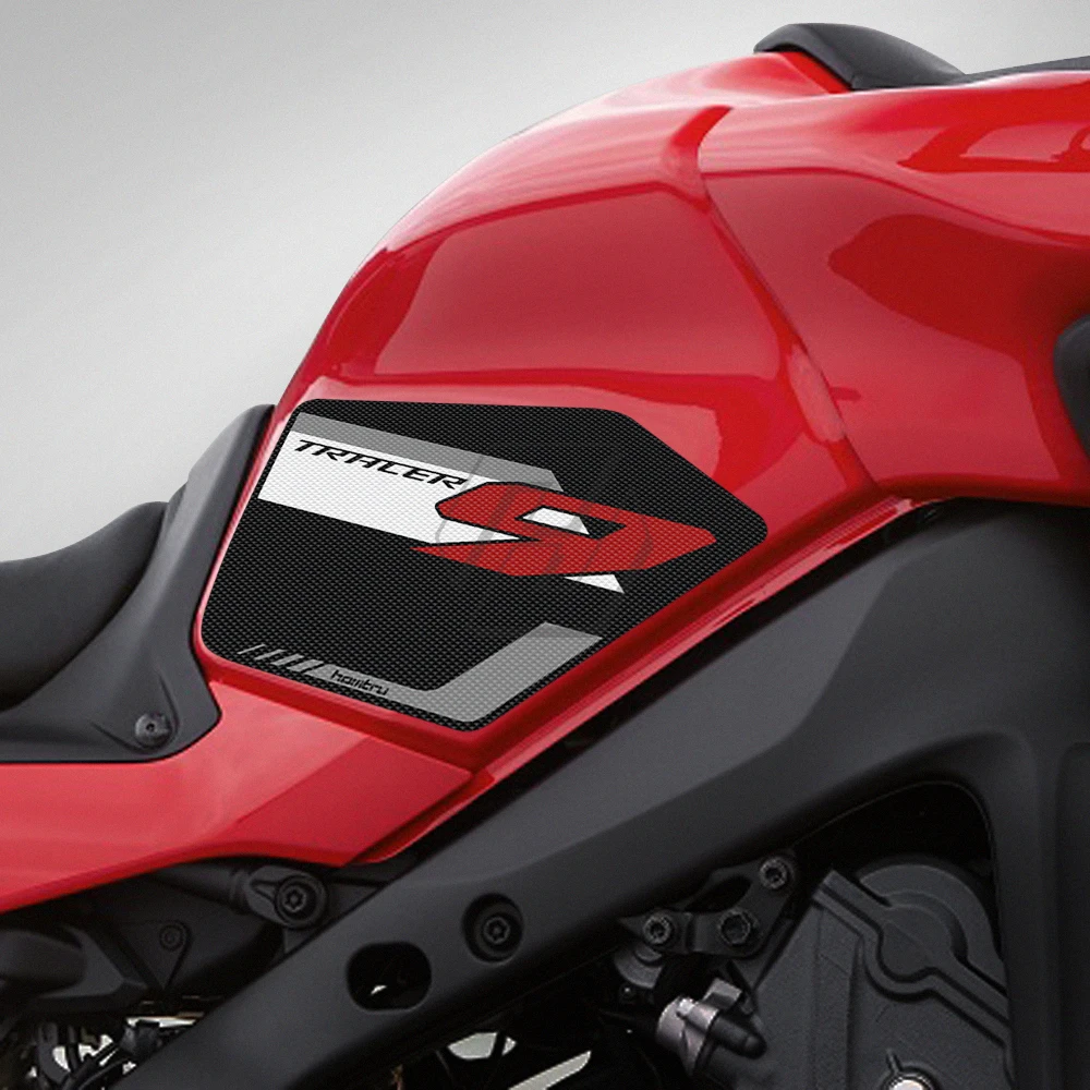 Motorcycle Tank Pad Protector Sticker Decal Anti-slip Gas Knee Grip Tank Traction Pad Side For Yamaha TRACER 9 2021-