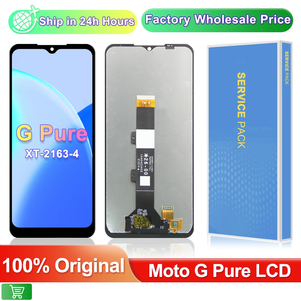 6 5 original for motorola moto g pure lcd display digitizer assembly