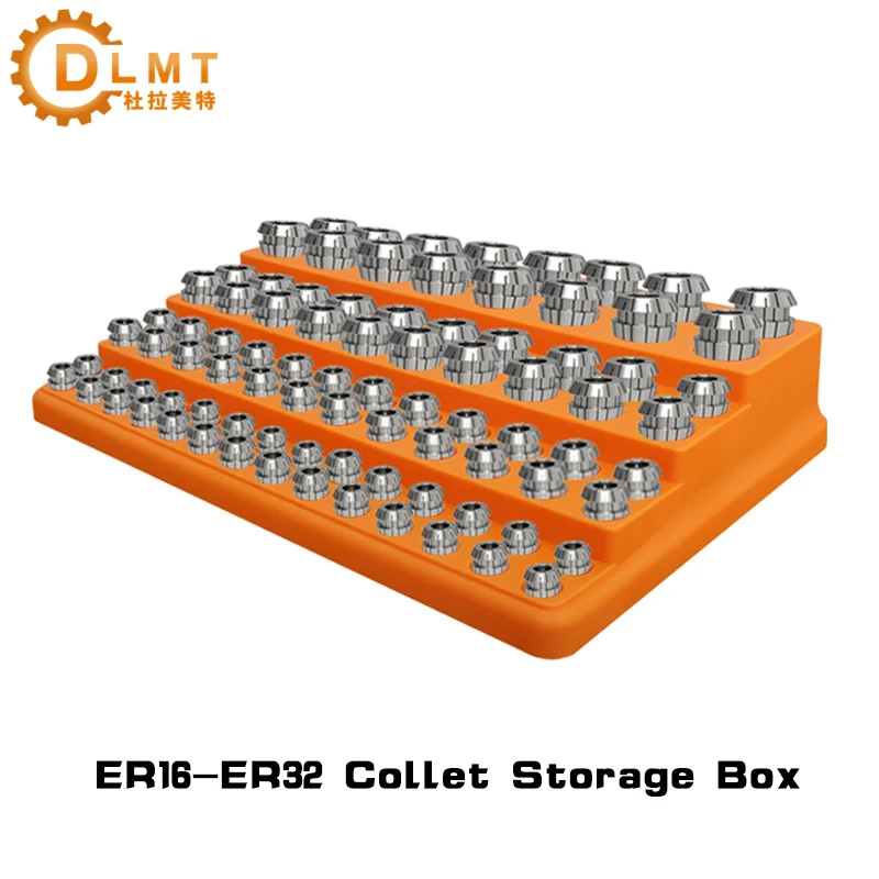 CNC 머시닝 센터 ER 콜릿 보관함, 척 마감 랙 플라스틱 상자, ER16, ER20, ER25, ER32, 88 홀