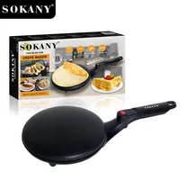 Houselin Cordless Crepe Maker, Non-Stick Dip Board Powered Base & Batter Spatula, Homemade Breakfast, 650W 2