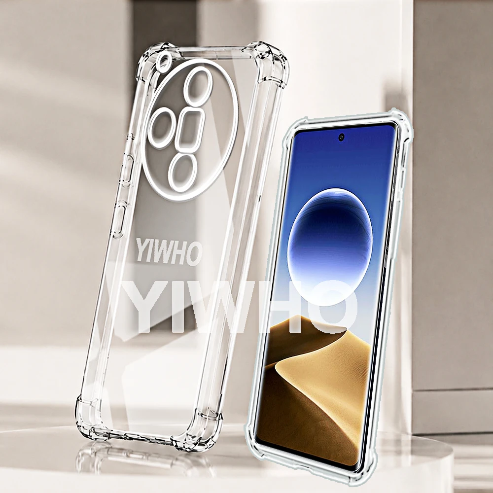 Transparent Shockproof TPU Phone Case - Full Protective Clear Back Cover