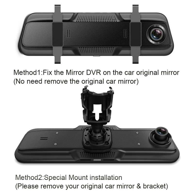 New Arroval 10'' Stream Rearview Mirror Camera 3G Android Car DVR HD 1080P Night Vision Dash Cam GPS Wifi Auto Registrar DVR
