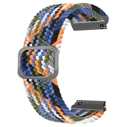Braided Nylon Parachute Buckle Strap, 22mm - Durable Watch Band in Ocean Blue - 1PCS 22mm (Cowboy)
