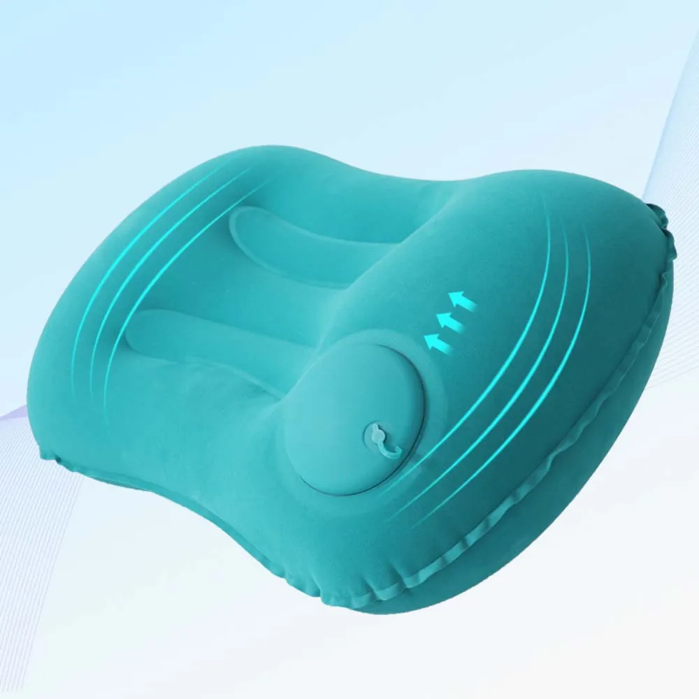 Inflatable Pillow Camping Outdoor Portable Pool Lightweight Soft for Neck and Lumbar Support