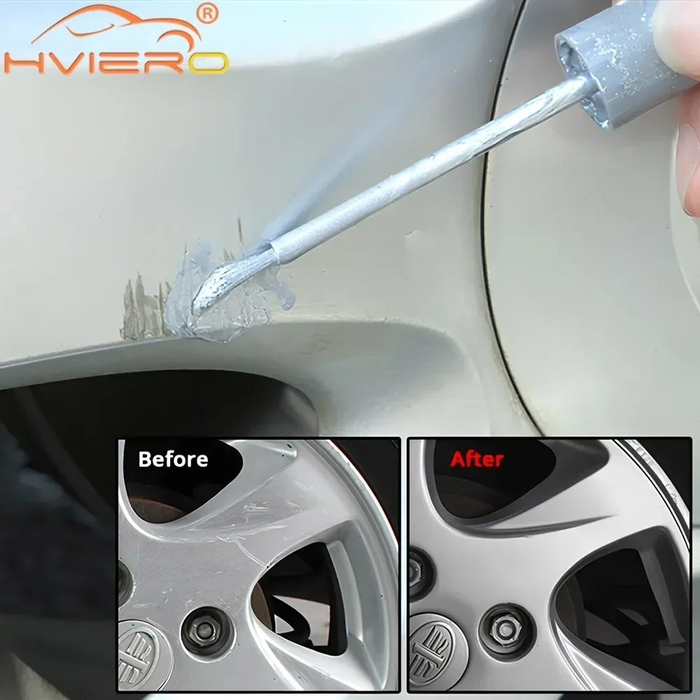 MC003 Repair Pen Aluminum Alloy Wheel Hub Renovation Maintenance Paint Brush Spray Silver Automobile Scratch Restorations Tools wheel repair kit wheel rim repair paste car scratch remover