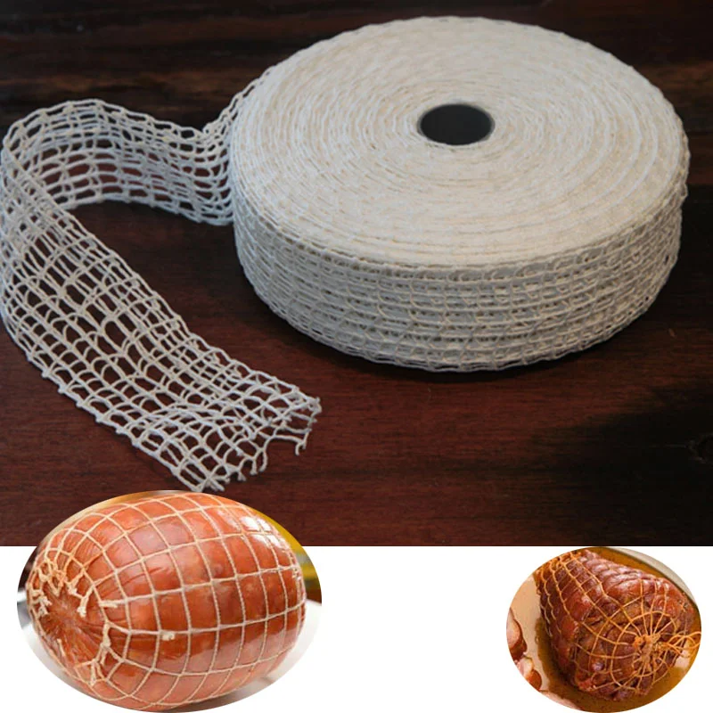 Tight-meat-net-3-meters-cotton-material-ham-intestine-net-meat-skewer ...