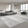 Japanese Style Carpets for Living Room Light Luxury Bedroom Decor Large Area Carpet Home Gray Anti-slip Mat Washable Lounge Rug 2