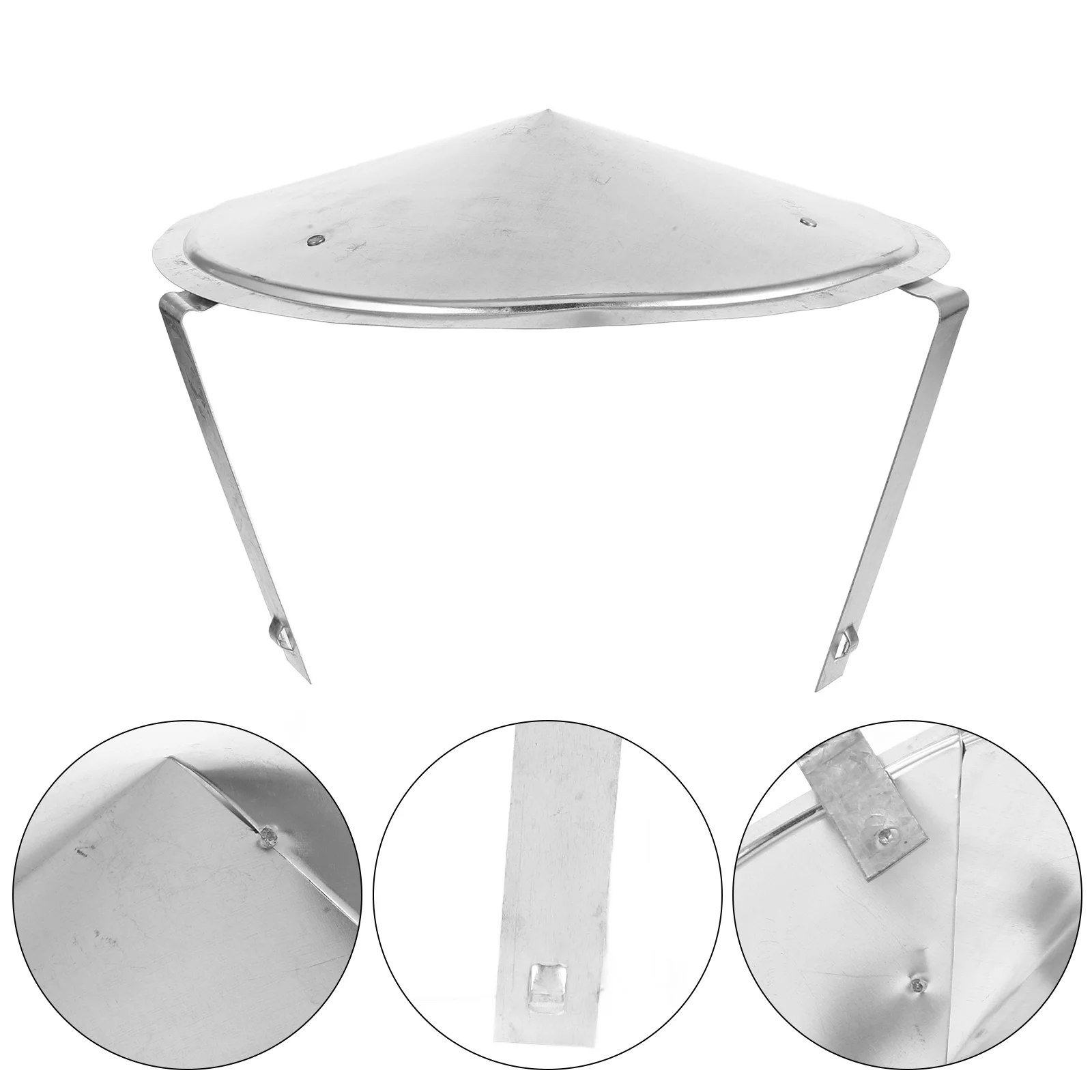 Mushroom Shaped Stainless Steel Roof Rain Cap Ventilation Cover Chimney Duct Smoke Funnel Protector Stove Heating Cooling Vents
