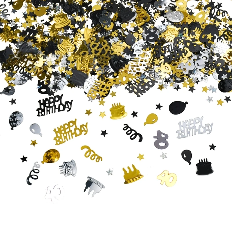 Birthday Party Confettis Gold Table Decoration For Party Decorations Paper Confetti