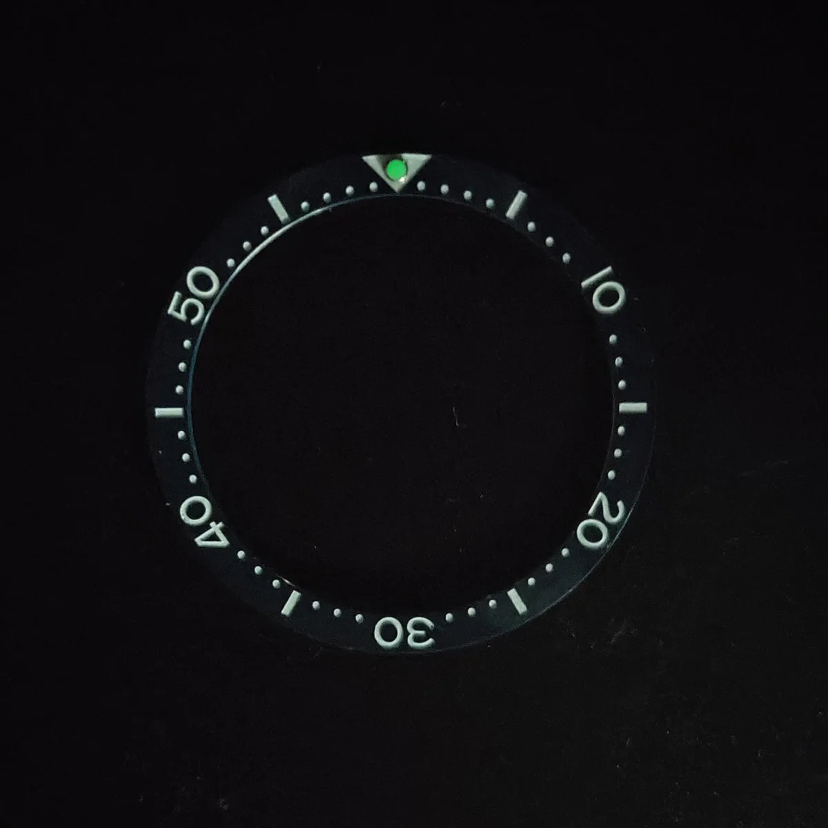 39.3*32.7mm Flat Ceramic Bezel Insert substitute watch insert ring luminous celebrities Watch Accessories, watch repair tool