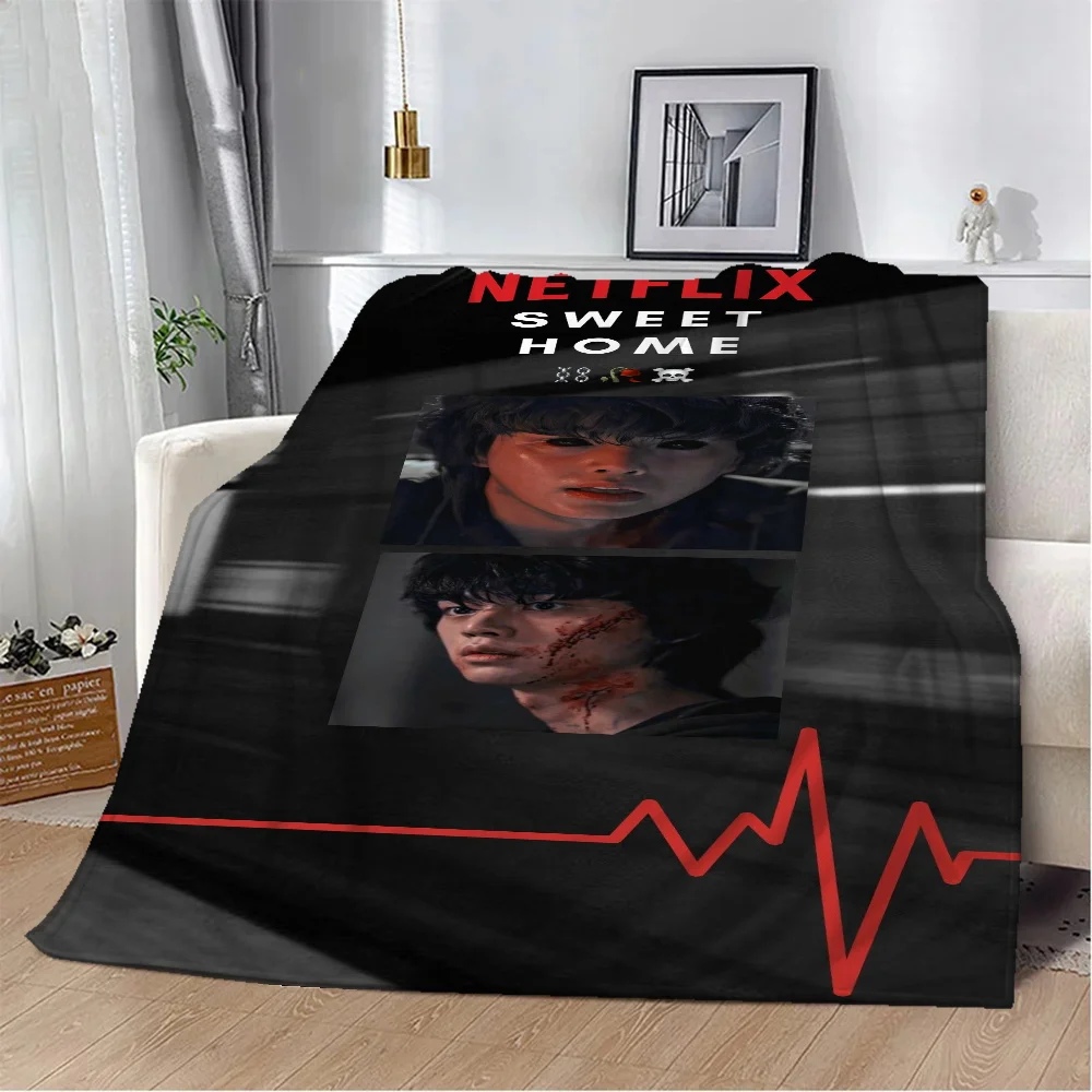 Song Kang Thick Blankets for Winter Blanket Knitted Plaid Home and Decoration Bed Throw Luxury Bedding Beach Towel Knee Nap Sofa 3