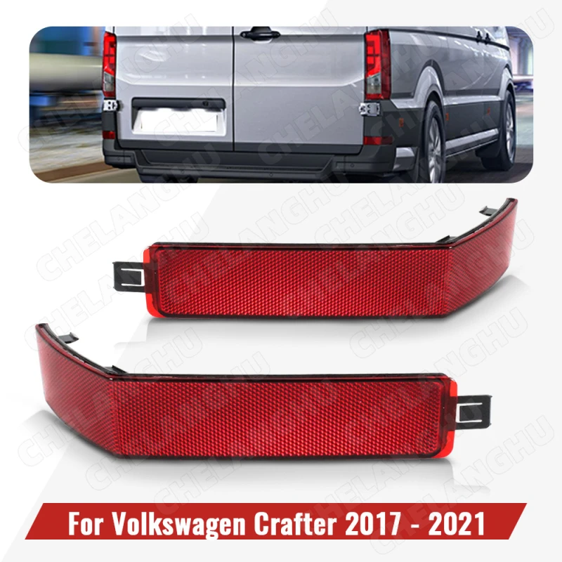 Rear Bumper Reflector Light For VW Crafter 7C0945105 7C0945106