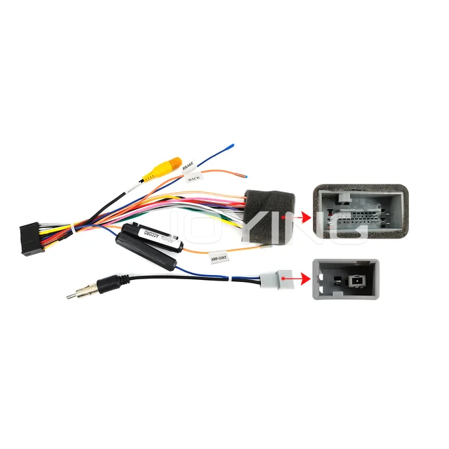 Joying Universal wiring ISO harness car radio power adaptor power cable