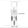 Dreamcatcher Metal Feather Dream Catcher Key Chain Keyring Women Vintage Charm Fashion Bohemian Indian Style Keychain New 6