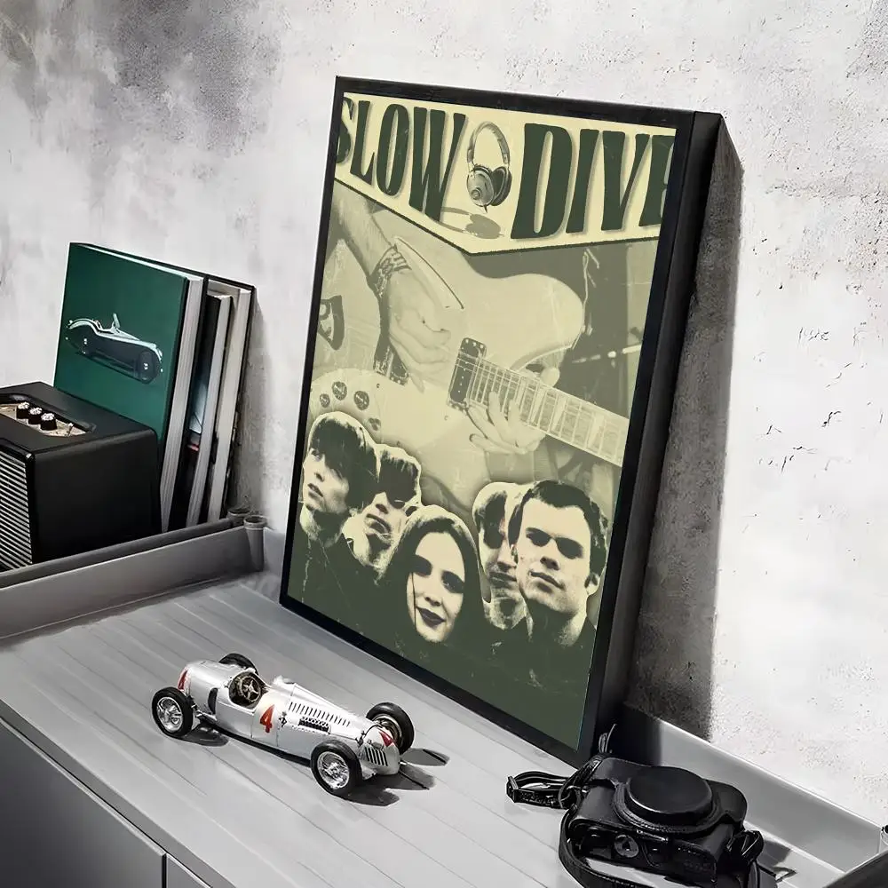 S-Slowdive Band-Poster-Aufkleber, HD, wasserfest, Gemälde, Wandkunst für Schlafzimmer, Wohnzimmer, Heimdekoration, Dekoration, Geschenk – Detail 13