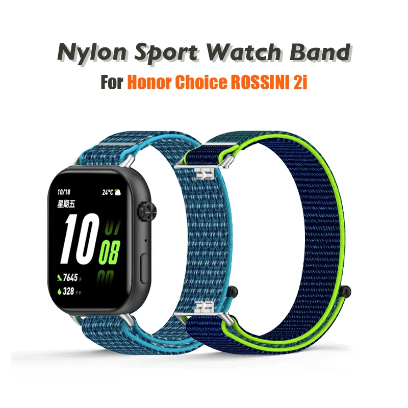 Gewebtes Canvas-Armband passend für Honor Choice ROSSINI 2i Uhren-Sportarmband-Zubehör