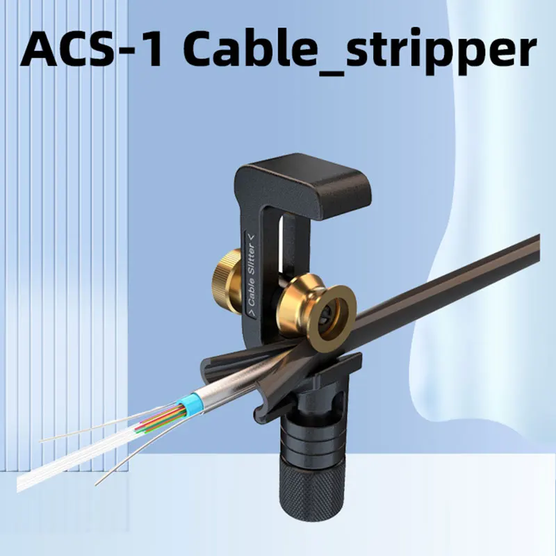 ACS-1 Armored Fiber Cable Slitter, Patch Cord Jacket Stripper, Blade Depth of 5.5mm, High Quality, 8-28.6mm