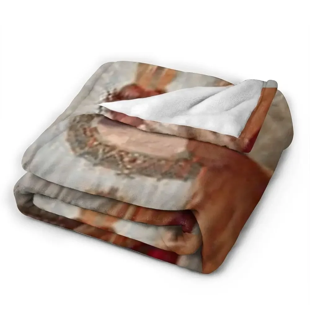 San Charles Leclerc Blanket Soft Warm Flannel Throw Blanket Plush for Bed Living room Picnic Travel Home Couch 5